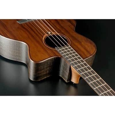 Lag SAUVAGE-BCE Sauvage Series Jumbo Cutaway Pale Brankowood Top Khaya Neck 4-String Acoustic-Electric Bass Guitar w/Gig Bag image 8