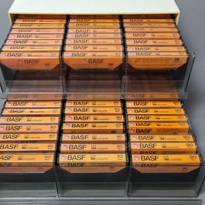 78X Used BASF LH SM 60/90/120 Cassette tapes 1980's image 1