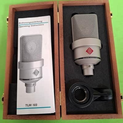 Neumann TLM 103 Large Diaphragm Cardioid Condenser Microphone 1997 - Present - Nickel image 2