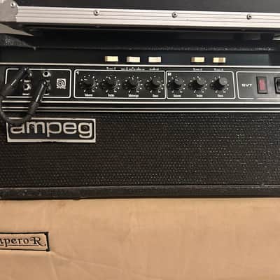 Ampeg SVT 300-Watt Bass Amp Head 1980 - 1985 - Black image 1