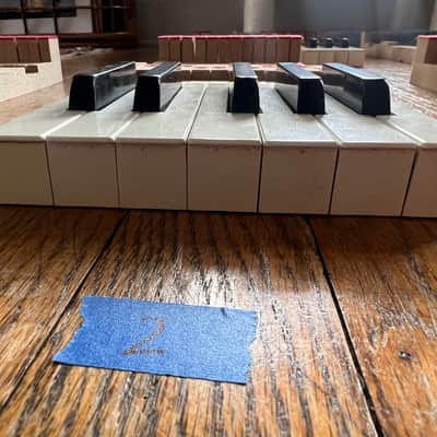 Fender Rhodes REPLACEMENT KEYS, 1 octave (1974) (listing 2 of 7) image 3