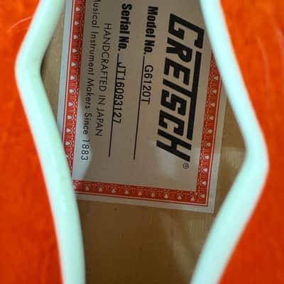 USED Gretsch G6120T Chet Atkins - Orange Stain, w Gretsch Case, Free Ship, Clean image 19