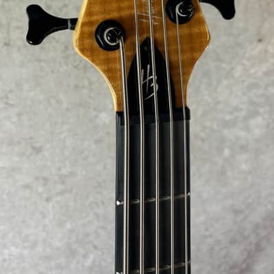 Harley Benton BZ-5000 Deluxe 5 String bass guitar with bag image 3