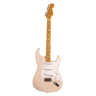 Fender Custom Shop Eric Clapton Stratocaster Journeyman Relic Masterbuilt Todd Krause Aged White Blonde image 3