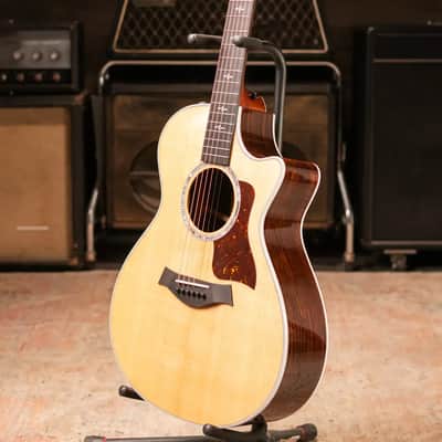 Taylor 412ce Grand Concert Acoustic/Electric Guitar - Natural with Hardshell Case image 13
