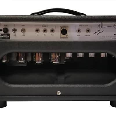 Two-Rock Classic Reverb Signature 100 W Head in Black with Silver Chassis and Knobs image 6