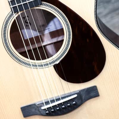 Yamaha FS9 M FS Concert-Style Body Shape Mahogany Body Acoustic Guitar w/Case image 8