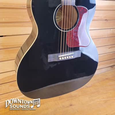 Epiphone Blues King Studio Acoustic-Electric Concert Guitar with Epiphone Gig Bag - Ebony image 3
