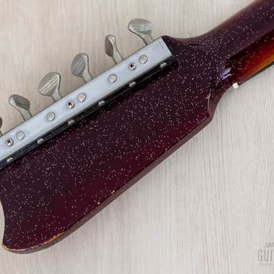 1965 Silvertone 1457 Vintage Amp-in-Case Guitar & Tube Amp Set, Danelectro USA image 5