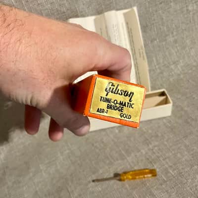 Gibson Vintage Tune-O-Matic Bridge Box Instructions Screwdriver ABR-1 Genuine image 4
