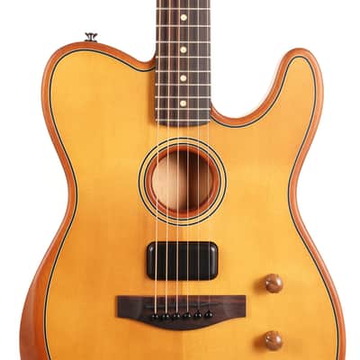 Fender Acoustasonic Standard Telecaster Aged Natural image 4