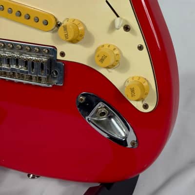 Aria Budweiser Branded Electric Guitar Body Loaded 2000’s - Red image 6