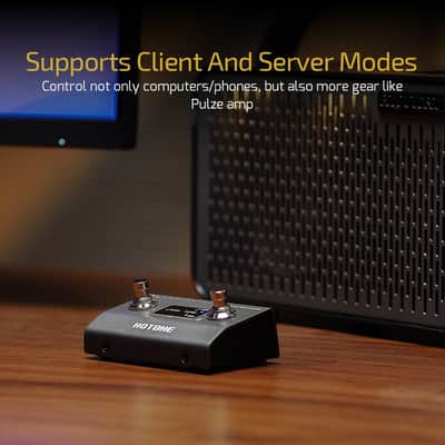 Hotone EC-2 Pulze Control Wireless Bluetooth MIDI Foot Controller - 2-Footswitch Programmable Guitar Pedal with Mobile App (Price includes the import duty to US buyer) image 4
