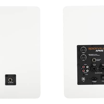 (2) Rockville APM6W v2 6.5" Powered Studio Monitor Speakers USB/Bluetooth+Stands image 18