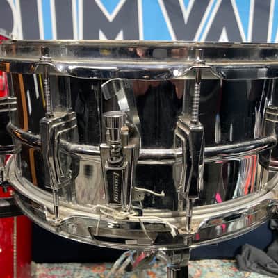 Dave Krusen's Pearl Jam Era, 1970s Ludwig 14x6.5" LM402 Supraphonic Snare Drum. Signed! image 12