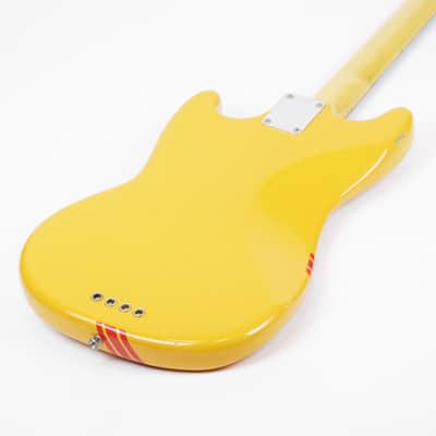 1972 Fender Mustang Bass Competition Orange Vintage Original Rare Custom Color Shot Scale Electric Bass Guitar w/ Orig. Hard Case image 10