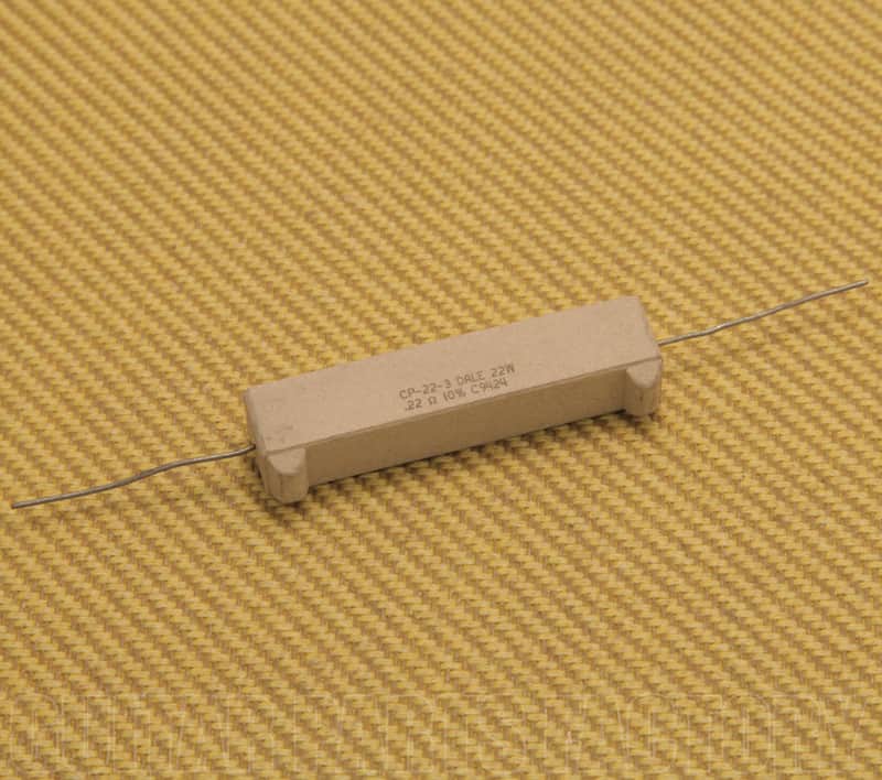 002-9022-000 Genuine Fender Wire Wound Power Resistor, 25W, .22 Ohm, 10% image 1