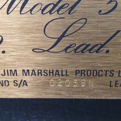 Marshall JCM 800 2204 (1981) – Early Production – Master Model 50W Mk II Lead – Vertical Inputs – All Original, Pro Serviced image 5