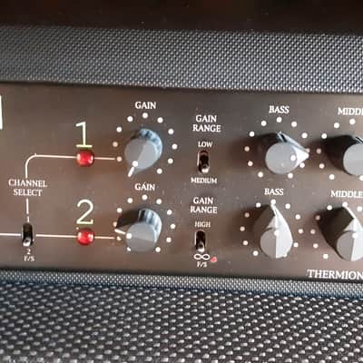 Trace Elliot Studio 80/30 1x12 electric guitar amplifier, Hybrid, with all tube TVT9 preamp and solidstate power section - Black image 3