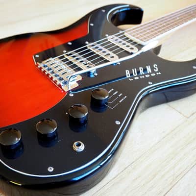 Burns London Bison 62 Vintage Reissue Electric Guitar Tri-Sonic Near Mint w/ ohsc image 9
