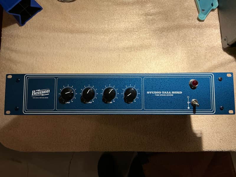 Benson Studio Tall Bird Spring Reverb Effect Rack image 1