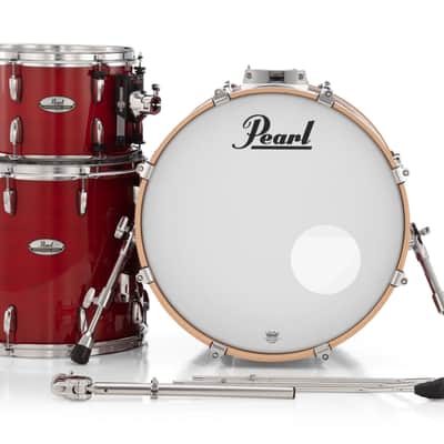Pearl PMX Professional Maple Sequoia Red Lacquer Drums 20x14, 12x8, 14x14 Shell Pack | NEW | Authorized Dealer image 7
