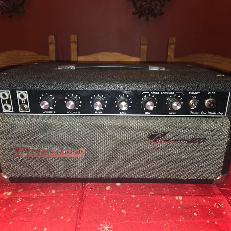 Traynor YBA-1 Bass Master 40-Watt Guitar / Bass Amp Head Late 1960s - Mid 1970s - Black