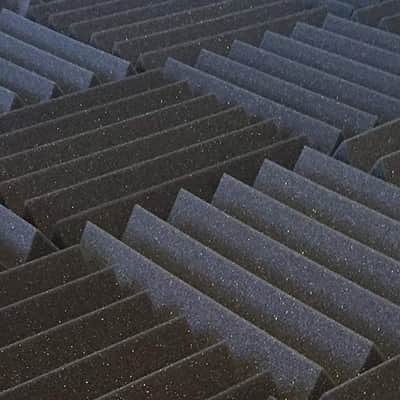 4 Pack Soundproofing Acoustic Studio Foam Wedges Acoustic Foam Panels - Made in USA image 2