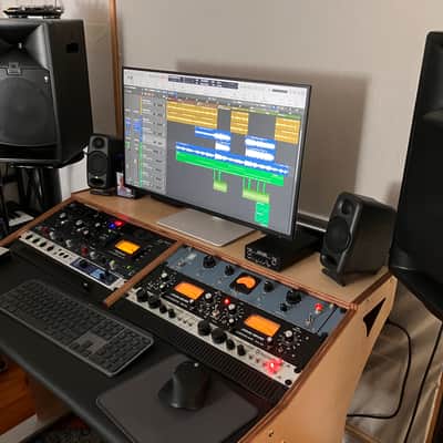 Bazel Studio Desk Maximus 12U Maple Finish image 1