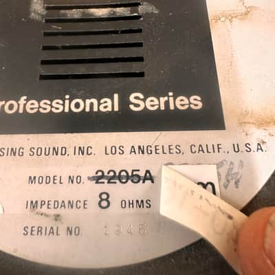 Vintage JBL 2205A 15" Speaker Basket Re-Coned w/E140 16 Ohm Kit / D140-16 READ image 3