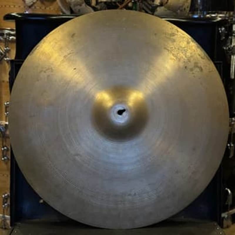 VINTAGE 1960's A. Zildjian 22" 60's Stamp Medium-Thin Ride Cymbal - 2794 image 1