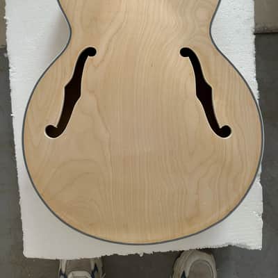 Single Cut Hollow Jazz Guitar Body DIY Project image 1