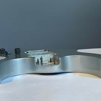 2003 Korean Ibanez RG370 Metallic Silver Basswood Guitar Body Edge Pro II Ready image 21