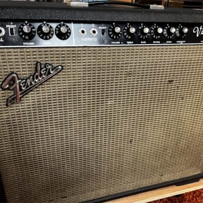 1964 Fender Vibroverb AA763 Blackface with Original JBL D130 image 3