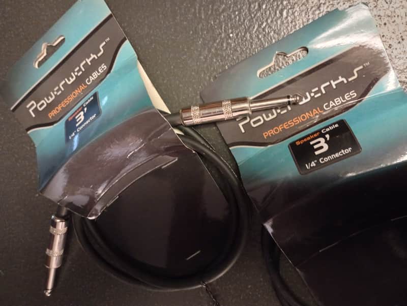 Powerwerks POW3S 3 ft Speaker Cables!- Black image 1
