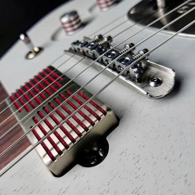 Tao Guitars T-Bucket "Cedar Beach" Grey/Red, Mastery Vibrato & Bridge 2020/NEW (Authorized Dealer) image 13