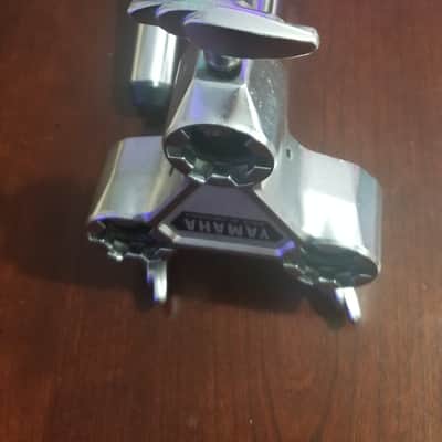 2 Yamaha triple hole mount system for tom or cymbal arm 3 hole receiver 2000s - Chrome image 4