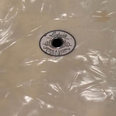 Ludwig & Ludwig 28" Concert Bass Drum PROJECT Vintage 20's 30's White Marine Pearl image 3