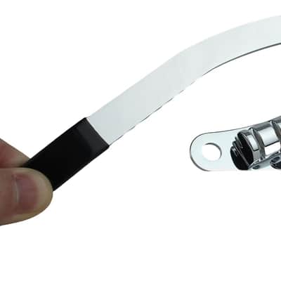 Tremolo Guitar Bridge Stop Bar, Tune-O-Matic Style Bridge Stopbar Tailpiece Compatible with LP SG Electric Guitars Replacement Part image 2