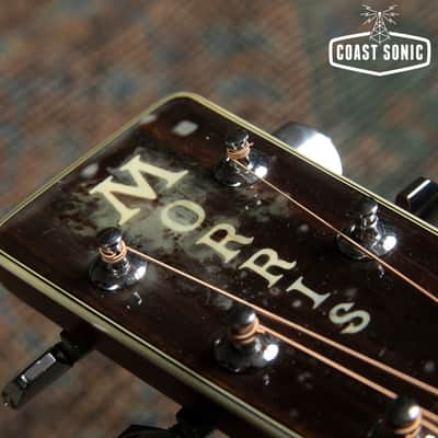 1970's Morris W-45 Dreadnought Acoustic Made in Japan image 13