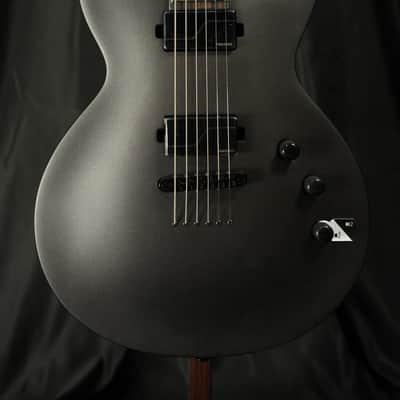 ESP LTD EC-1000 Baritone Electric Guitar 2025 - Charcoal Metallic Satin image 2