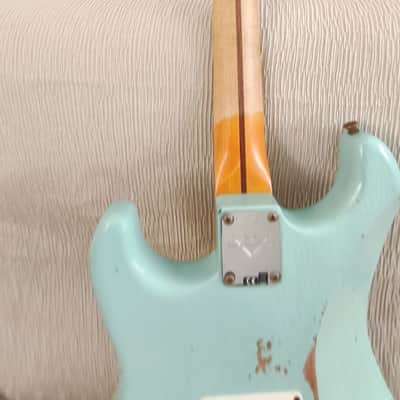 Fender Stratocaster custom shop 57 relic danpher blue 2022 - relic nueva image 10