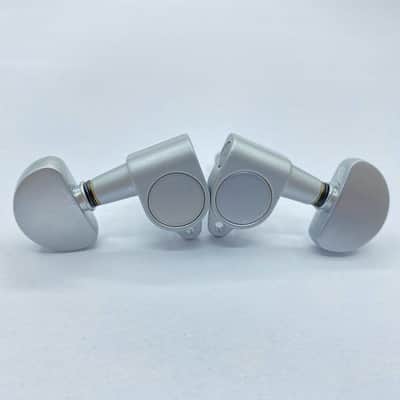 Matte Chrome Guitar 3R3L Machine Heads Tuning Pegs image 7