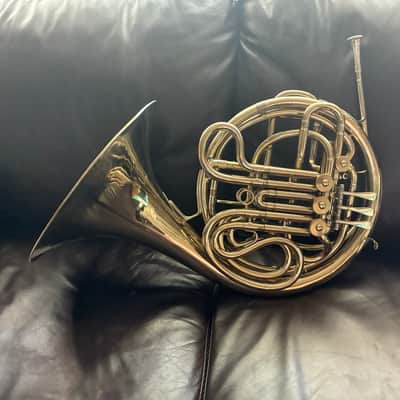 C.G. Conn 8D CONNstellation Professional Model Double French Horn with Fixed Bell 2010s - Nickel-Silver image 4