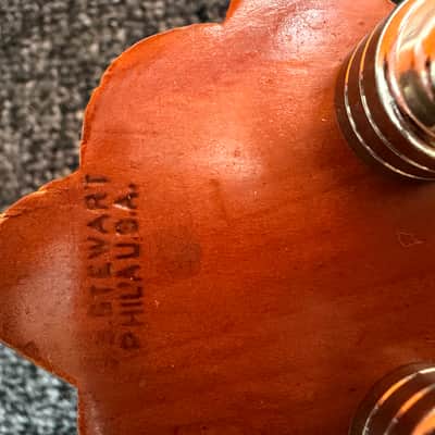 Vintage c. 1920s/1930s S.S. Stewart "Thoroughbred" 19-Fret Tenor Banjo image 15