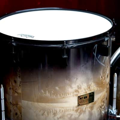 Pork Pie Percussion 3 Piece Custom 12/16/22 - MAPPA BURL w/ BLACK HARDWARE image 4