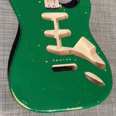Real Life Relics Strat Stratocaster body Lotus Green image 2