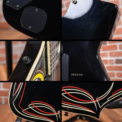 Ibanez ICT700 Iceman Black w/ Pinstripes 2011 w/OHSC Artist Owned image 18