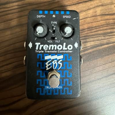 EBS TremoLo Guitar Effects Pedal 2010s - Black image 1