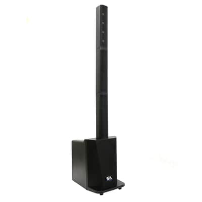 Tower1 - Powered Portable Column Array PA System - 4x3 Column Speaker & 10 Inch Subwoofer image 1